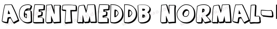 AgentMedDB Normal字体转换